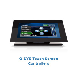 อุปกรณ์ระบบห้องประชุม Q-SYS Touch Screen Controllers - บริษัท ซีเอ็มเอส โซลูชั่น จำกัด
